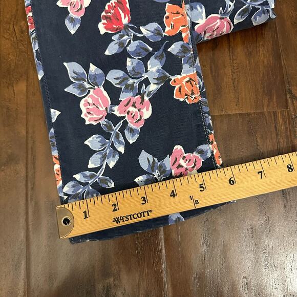 CITIZENS OF HUMANITY Mandy Jeans Floral High Rise Retro Slim Roll Up - Picture 16 of 16